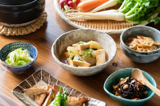 手づくりならではのあたたかみがあるおいしい料理